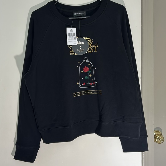 Kate spade Disney Beauty and the Beast Black Sweatshirt - Picture 3 of 3
